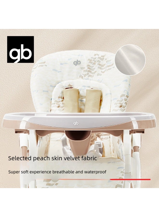 جي بي كرسي طعام مرتفع للأطفال من جود بيبي، مناسب للأطفال الرضع، مزود بصينية قابلة للتعديل، و7 مستويات ارتفاع، ومقعد ناعم يسمح بمرور الهواء، وقابل للطي، مناسب للأطفال من عمر 6 إلى 36 شهرًا. - Image 4